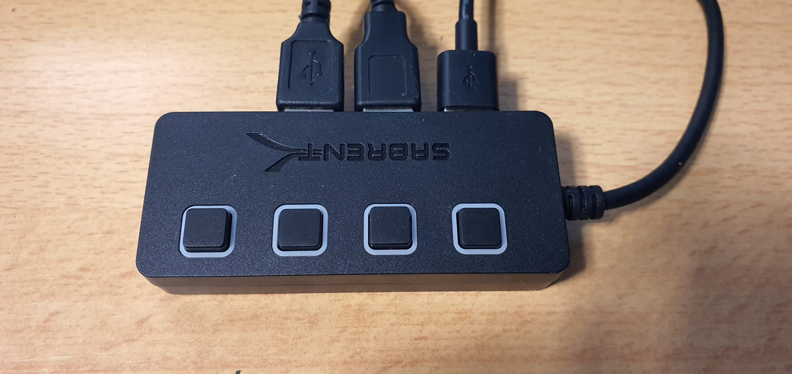 USB-Hub mit Schaltern